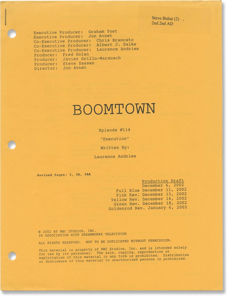 Boomtown: Execution
