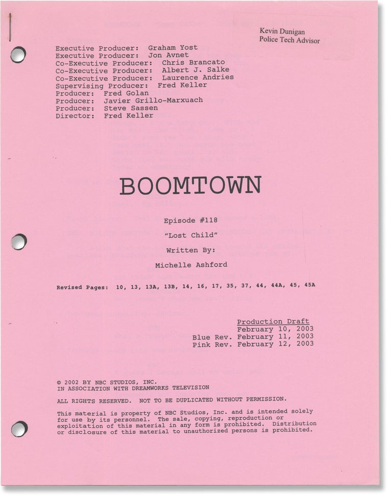 Boomtown: Lost Child