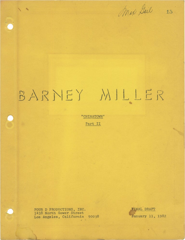 Barney Miller: Chinatown Part II