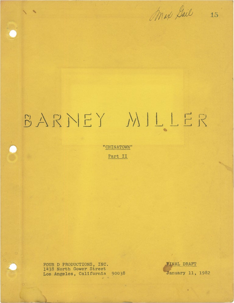 Barney Miller: Chinatown Part II