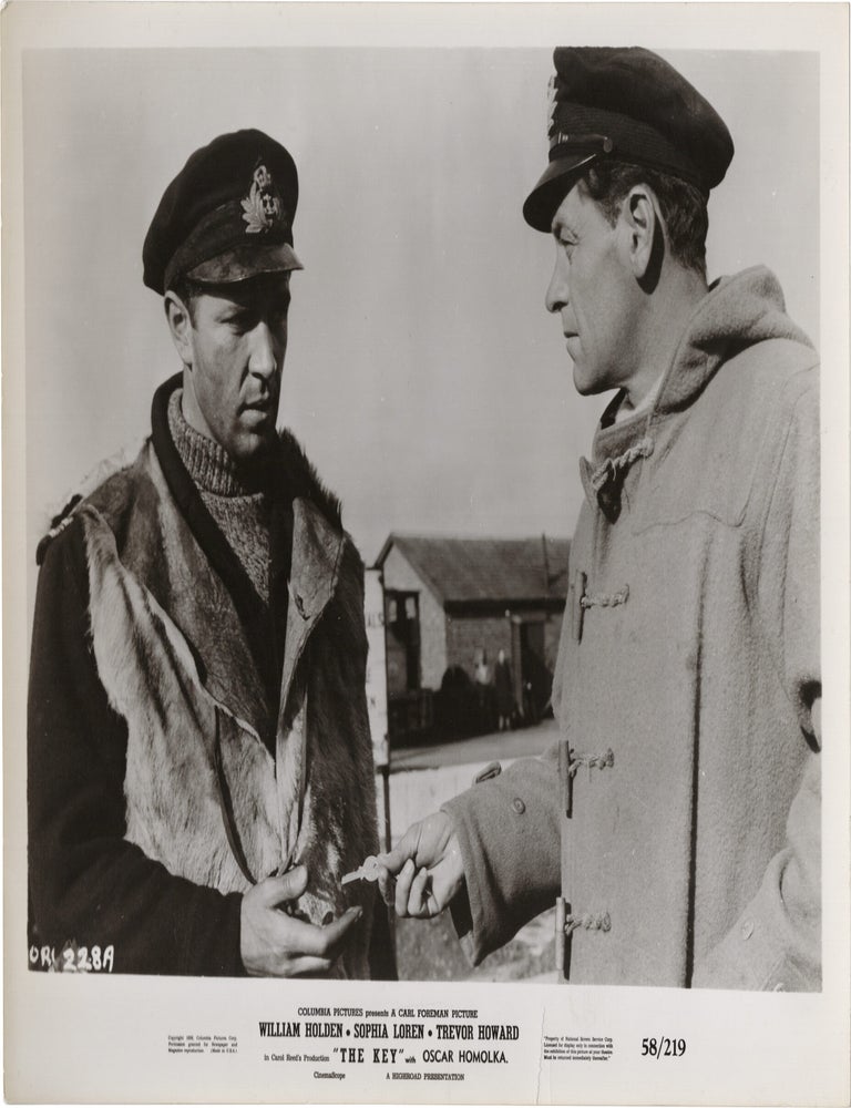 Book #171381] The Key (Collection of 20 original photographs from the 1958 film). William Holden...
