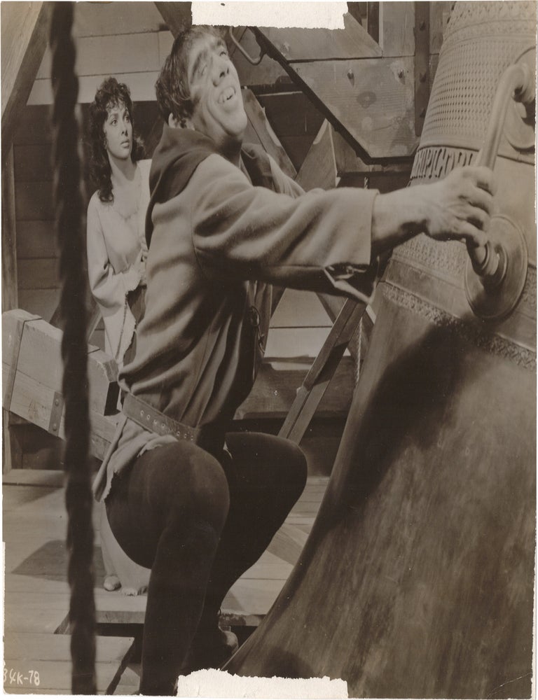 Book #171385] The Hunchback of Notre Dame (Original photograph from the 1956 film). Anthony Quinn...