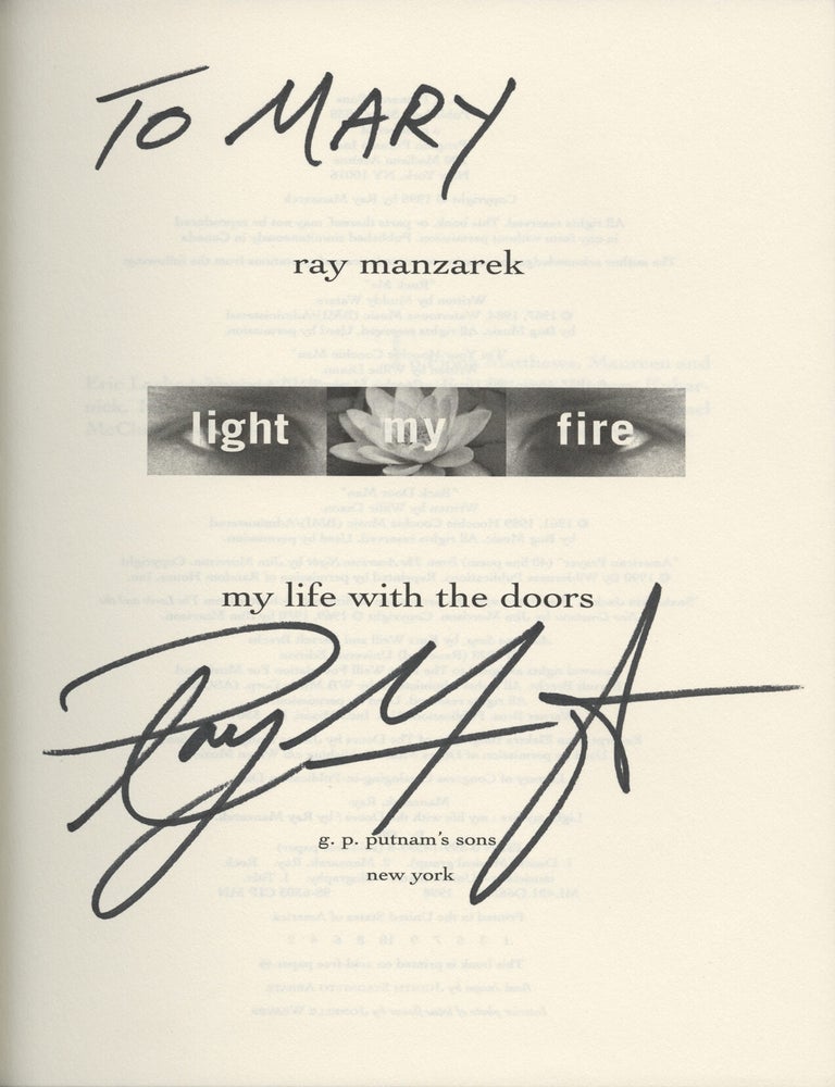 Light My Fire: My Life with the Doors