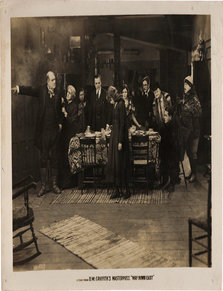 Book #171471] Way Down East (Original photograph from the 1920 film). D W. Griffith, Richard...