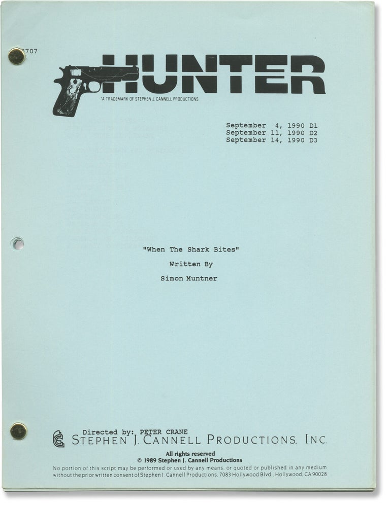 Book #171474] Hunter: Oh, the Shark Bites! [When the Shark Bites] (Original screenplay for the...