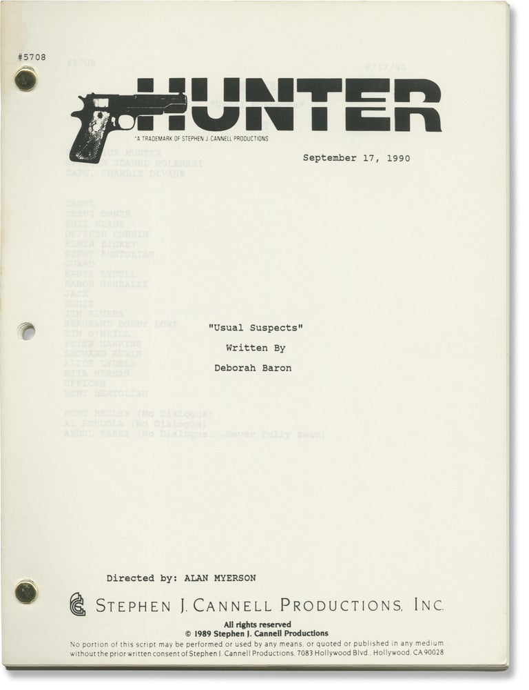 Book #171478] Hunter: The Usual Suspects [Usual Suspects](Original screenplay for the 1990...