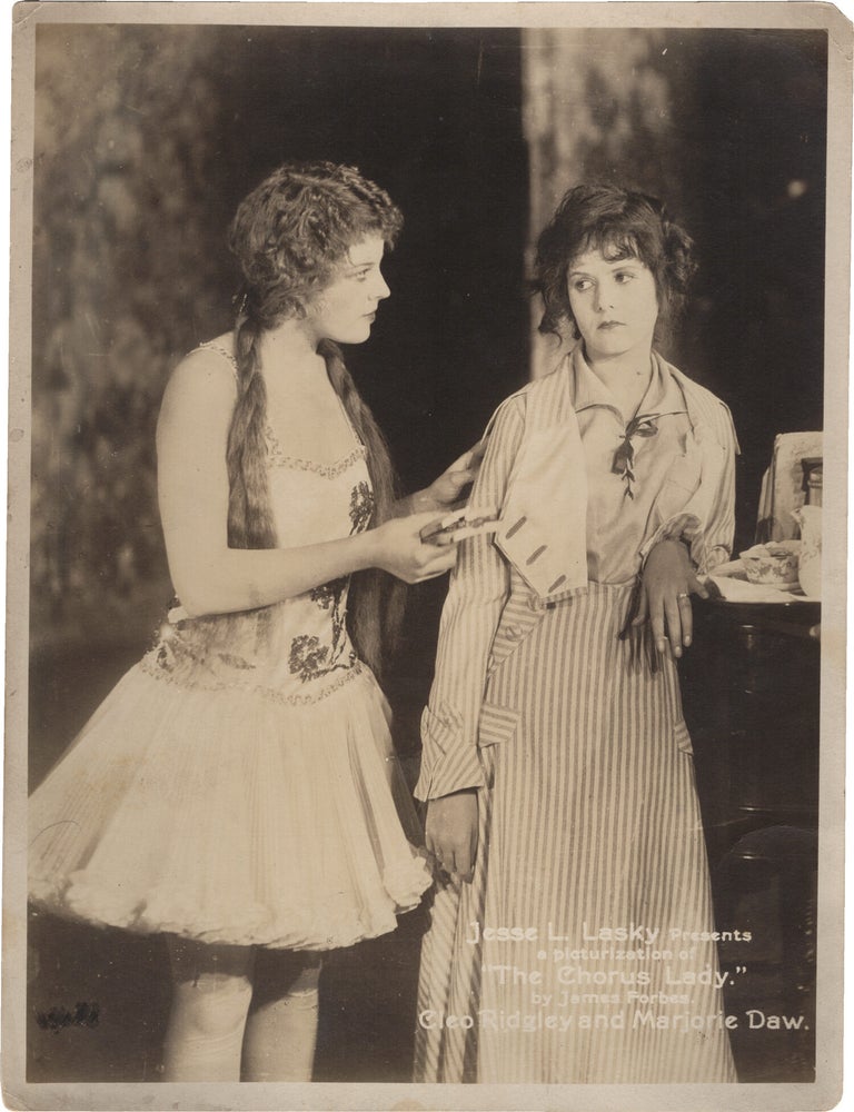 Book #171489] The Chorus Lady (Original double weight photograph from the 1915 film). Marjorie...