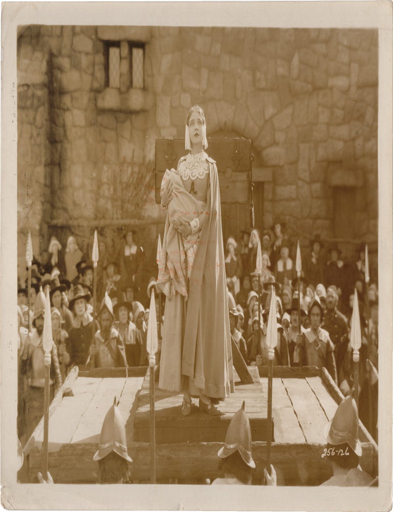 Book #171492] The Scarlet Letter (Two original photographs from the 1926 film). Nathaniel...