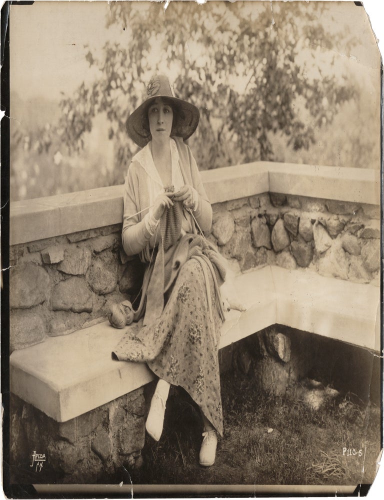 Book #171504] Original publicity photograph of Pauline Frederick, circa 1917. Pauline Frederick,...