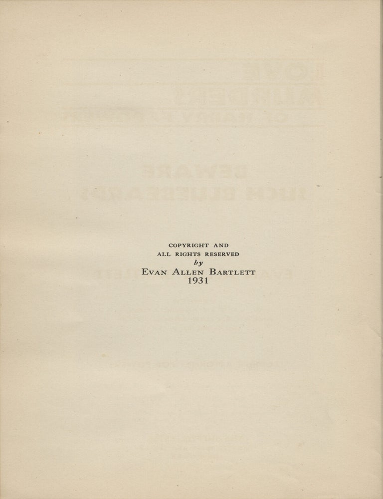 Love Murders of Harry F. Powers&mdash;Beware Such Bluebeards