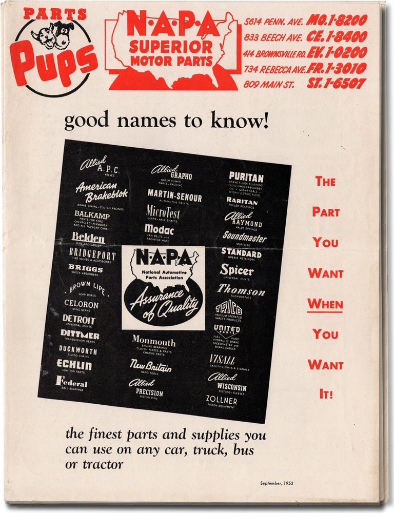 Book #171552] Parts Pups (Collection of 38 issues of the monthly joke magazine). Parts Pups, D M....