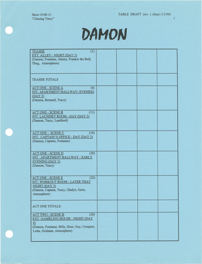 Damon: Chasing Tracy