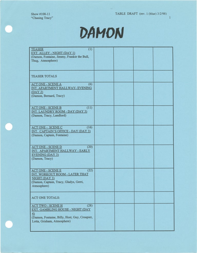 Damon: Chasing Tracy