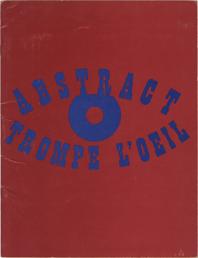 Book #171578] Abstract Trompe l'Oeil (Original catalog for the 1965 exhibition). Exhibition...