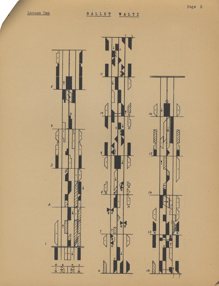 Collection of material produced by The Dance Notation Bureau, 1943-1946