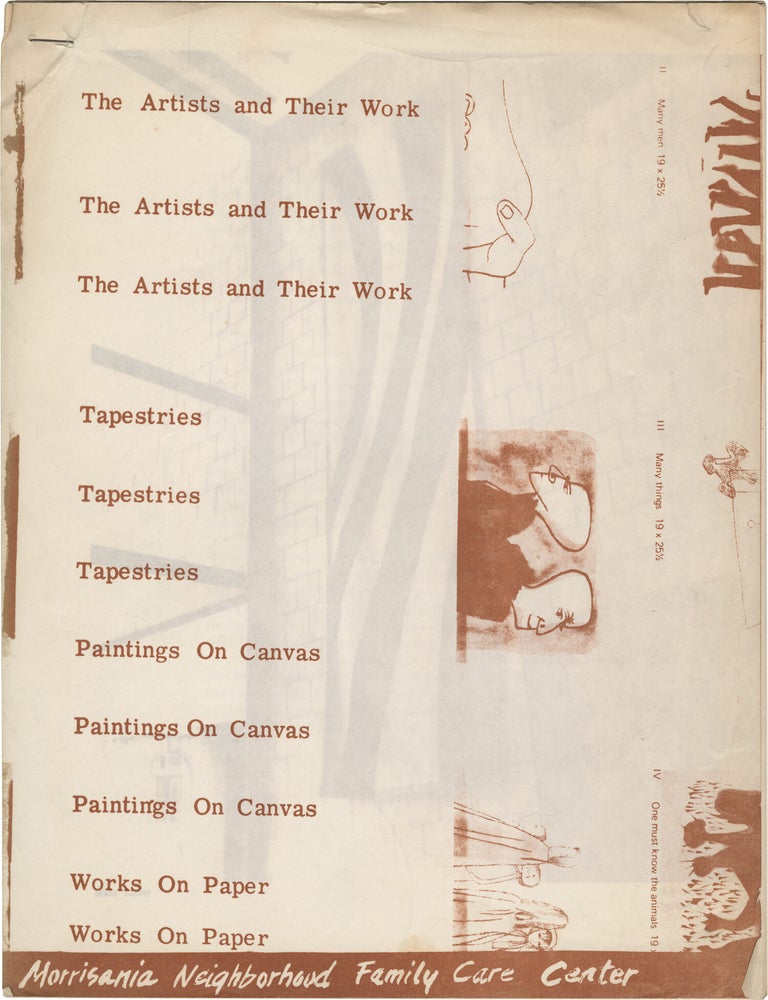 Book #171630] The Artists and Their Work: Tapestries, Paintings on Canvas, Works on Paper...