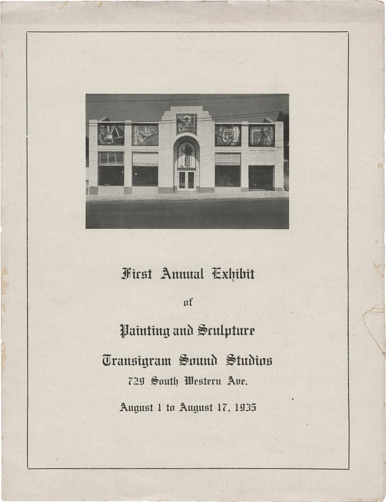 Book #171631] First Annual Exhibit of Painting and Sculpture (Original catalog for the 1935...