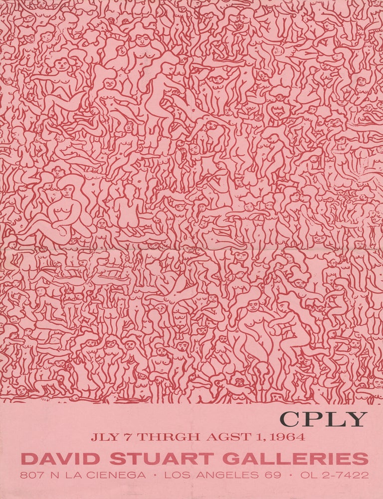 Book #171635] Original poster for a 1964 exhibition of the work of CPLY. CPLY, William Copley