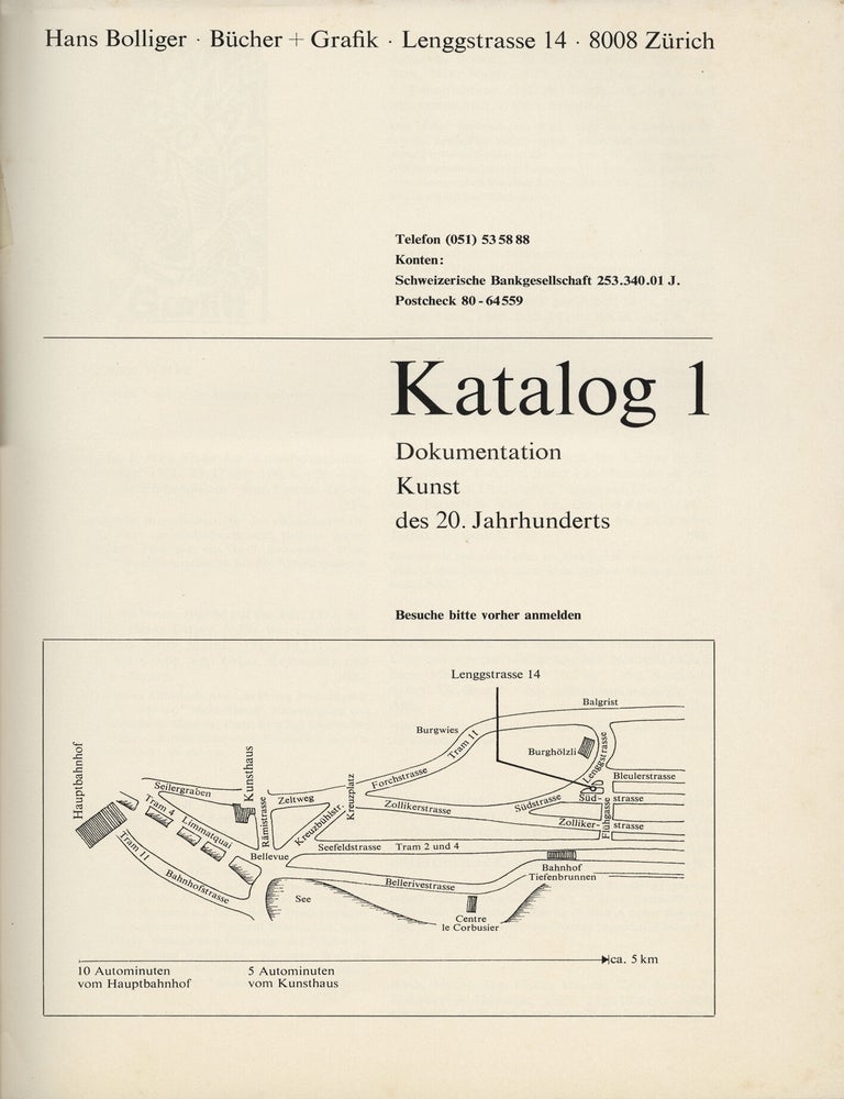 Katalog [Catalog] Vols. 1, 2, 3, and 6