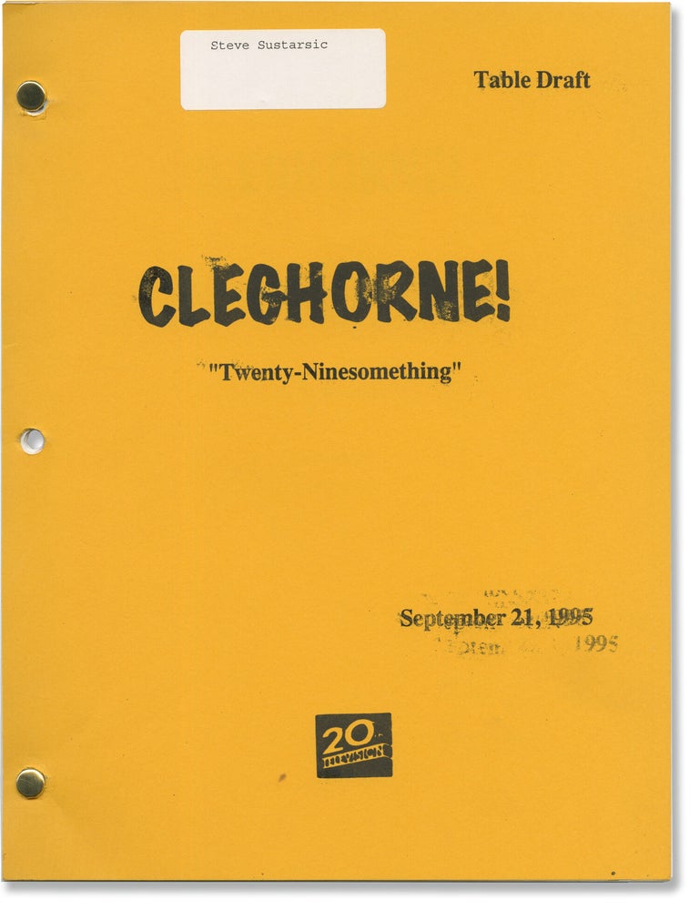 Cleghorne!: Twenty-Ninesomething (Two original screenplays for the 1995 television episode