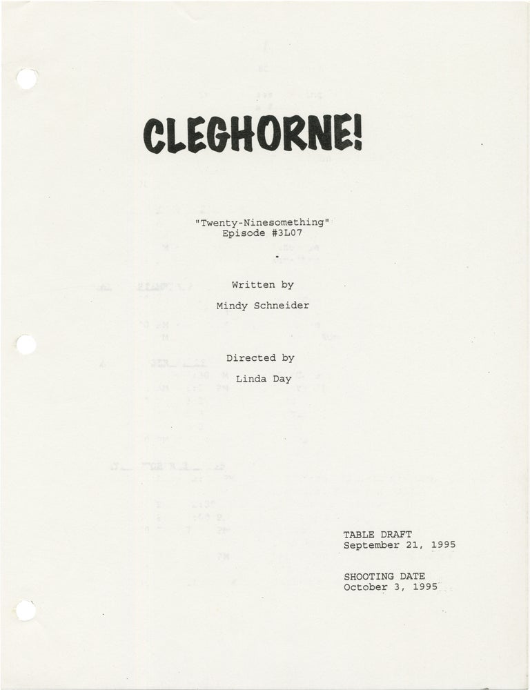 Cleghorne!: Twenty-Ninesomething