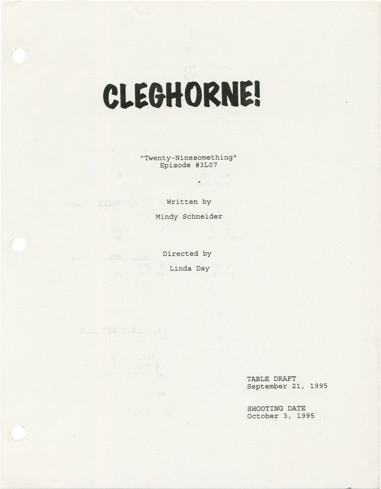 Cleghorne!: Twenty-Ninesomething