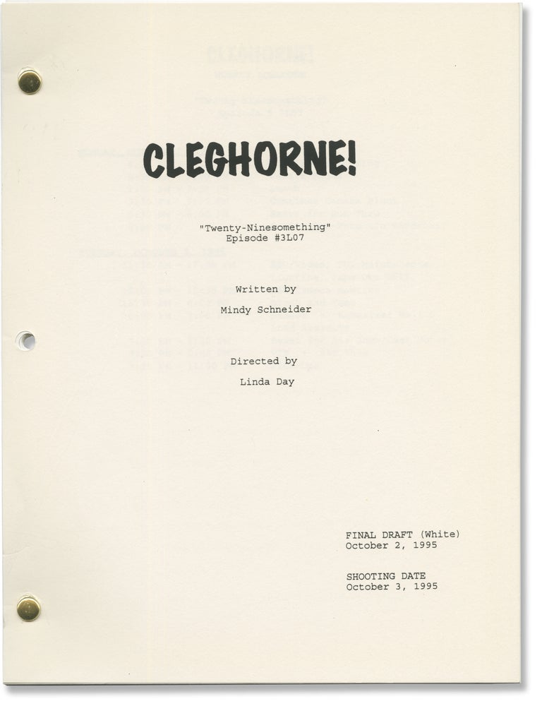 Cleghorne!: Twenty-Ninesomething