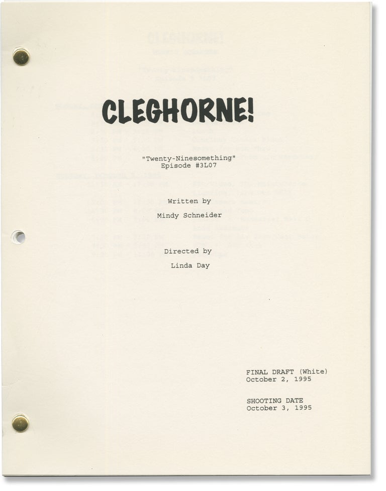 Cleghorne!: Twenty-Ninesomething