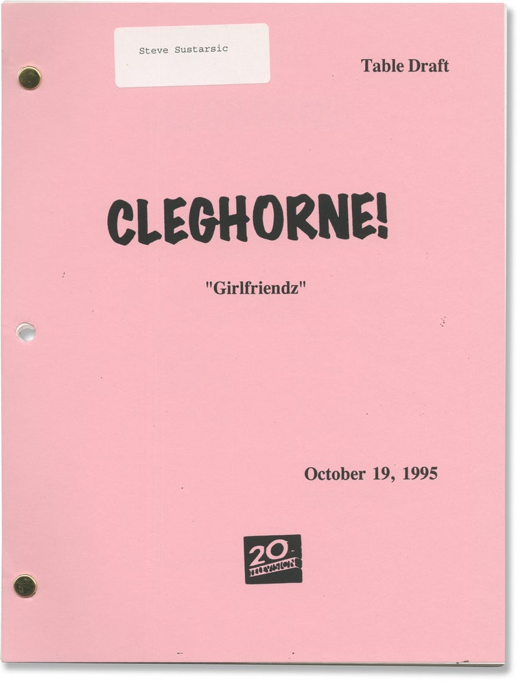 Cleghorne!: Girlfriendz (Two original screenplays for the 1995 television episode