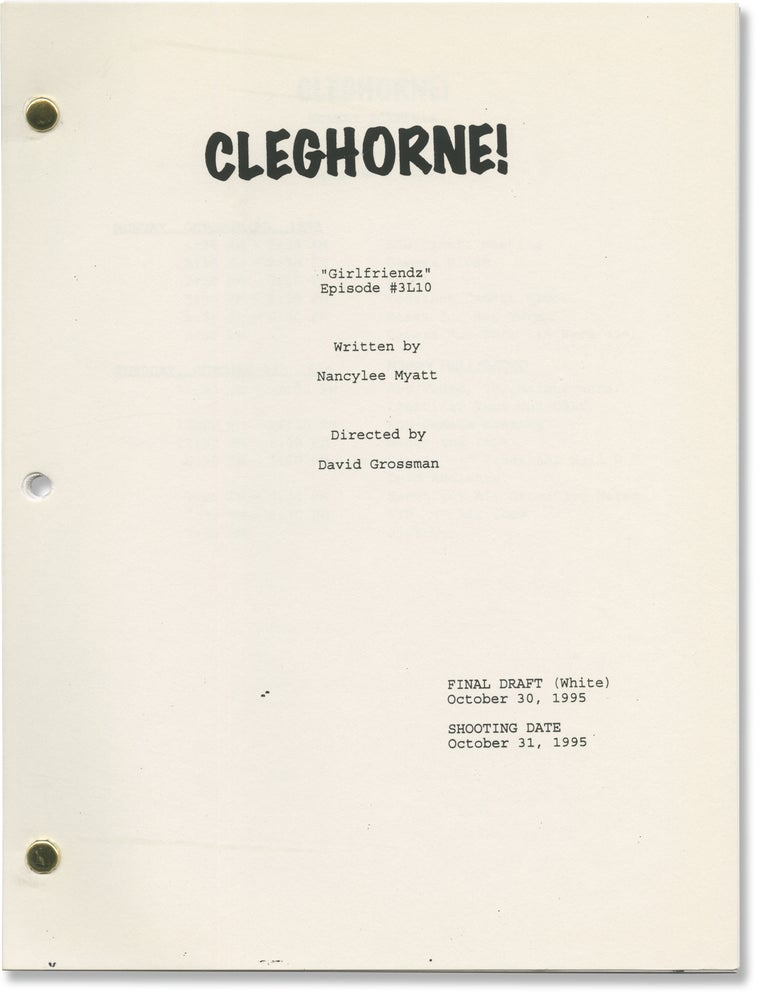 Cleghorne!: Girlfriendz