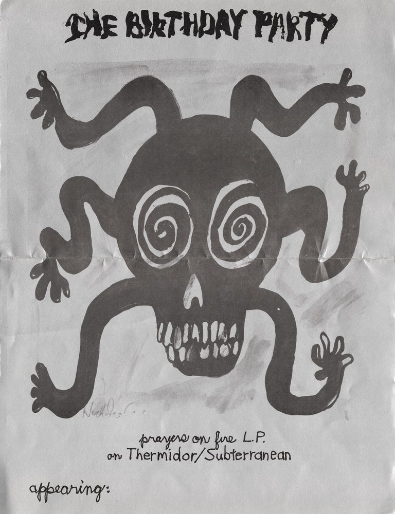 Prayers On Fire (Original US metallic record store poster for the 1981 album
