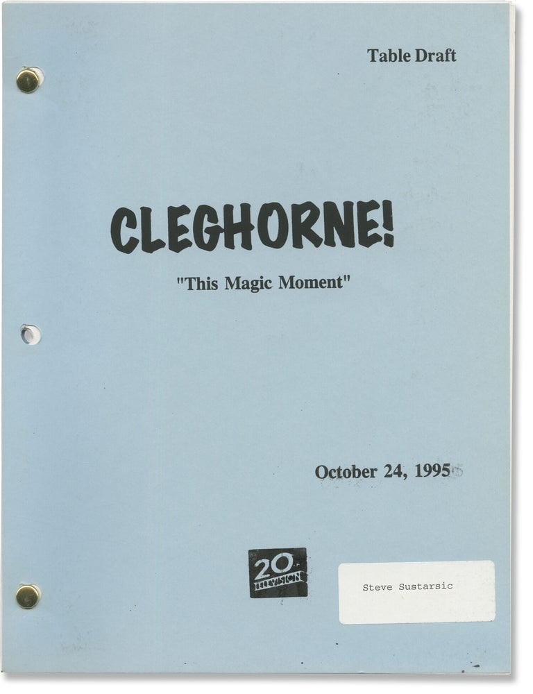 Cleghorne!: This Magic Moment (Two original screenplays for the 1995 television episode