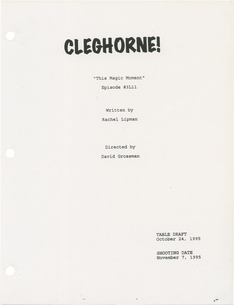 Cleghorne!: This Magic Moment