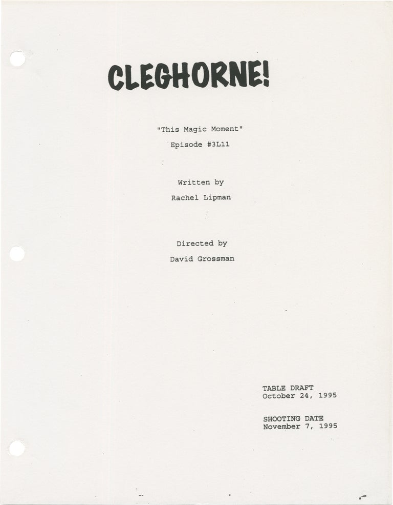 Cleghorne!: This Magic Moment