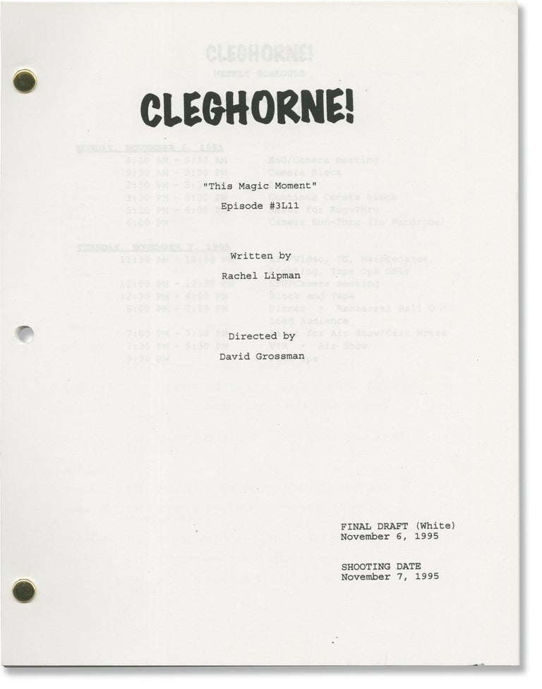 Cleghorne!: This Magic Moment