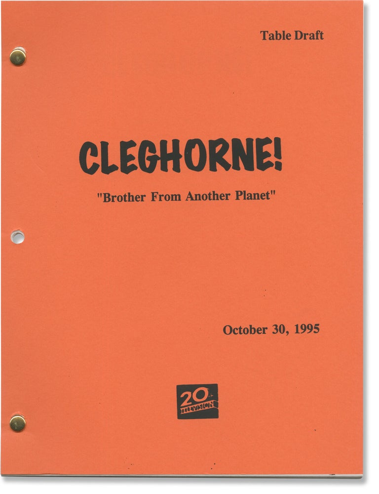 Cleghorne!: Brother from Another Planet (Two original screenplays for the 1995 television episode