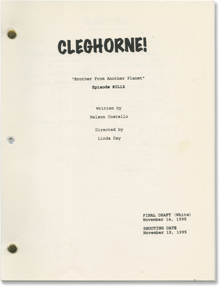 Cleghorne!: Brother from Another Planet