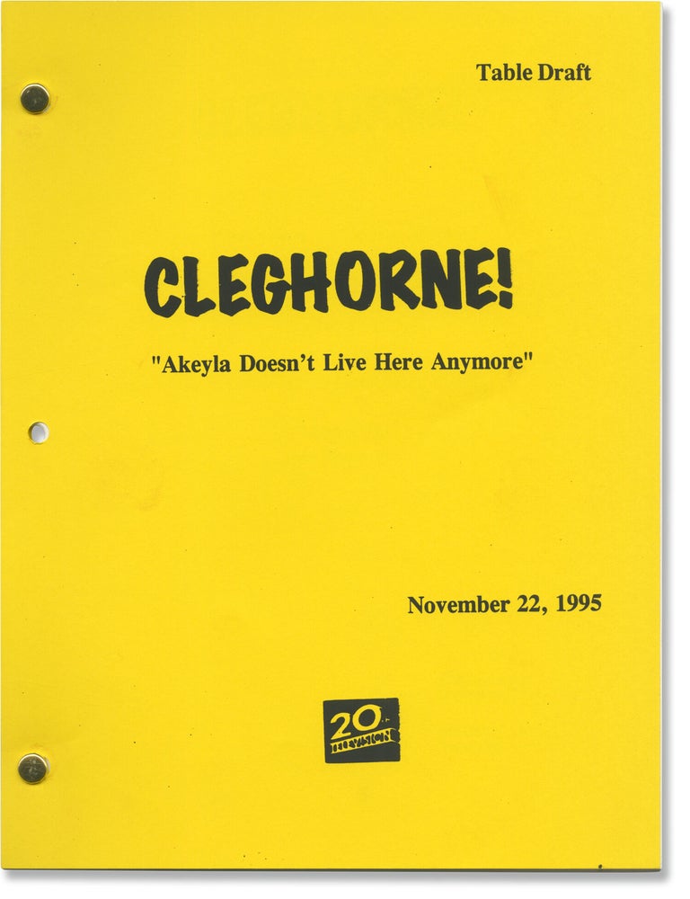 Book #171700] Cleghorne!: Akeyla Doesn't Live Here Anymore (Two original screenplays for an...