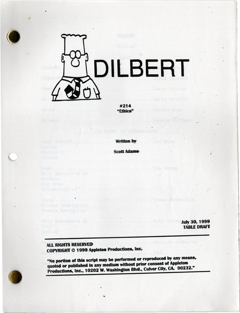Dilbert: Ethics (Two original screenplays for the 2000 episode