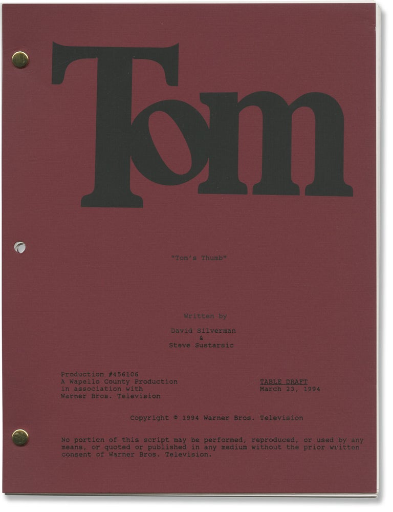 Tom: Tom's Thumb (Two original screenplays for the 1994 television episode, plus production...