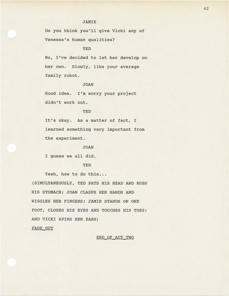 Small Wonder: The Bad Seed (Three original screenplays for the 1987 television episode
