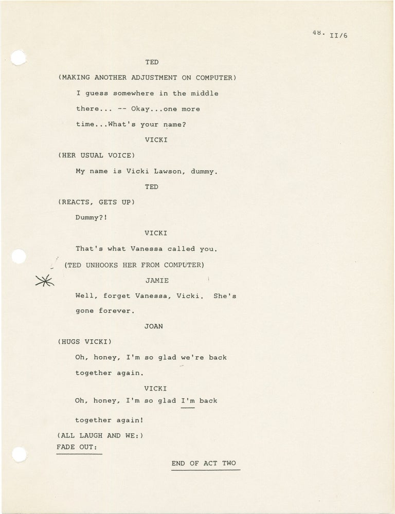 Small Wonder: The Bad Seed (Three original screenplays for the 1987 television episode