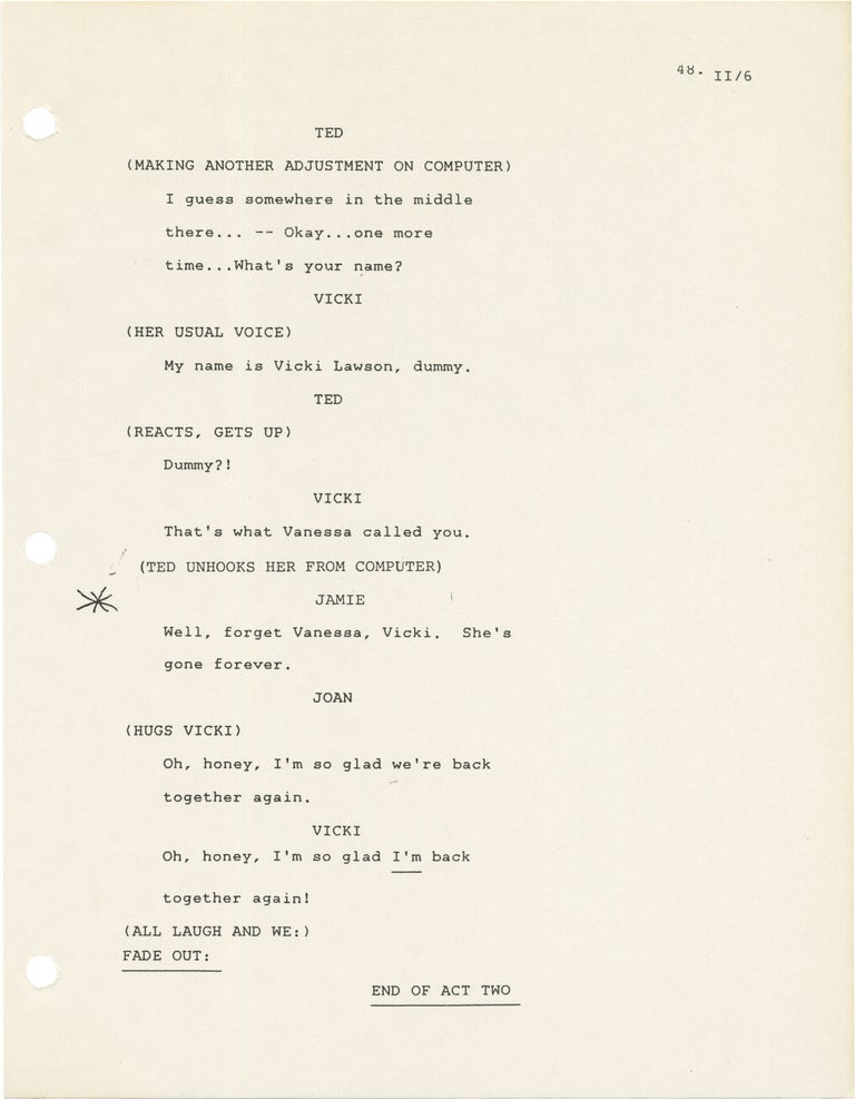 Small Wonder: The Bad Seed (Three original screenplays for the 1987 television episode