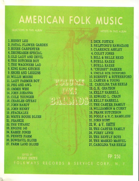 Anthology of American Folk Music CD Box Set