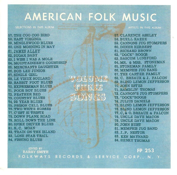Anthology of American Folk Music CD Box Set