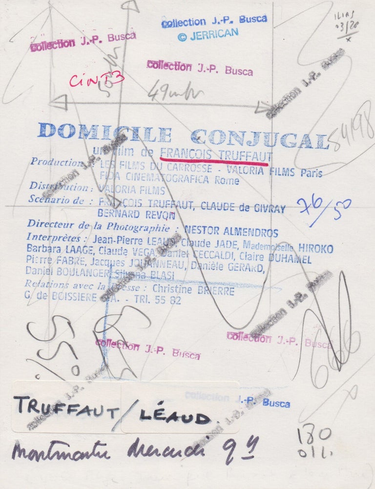 Bed and Board [Domicile Conjugal]