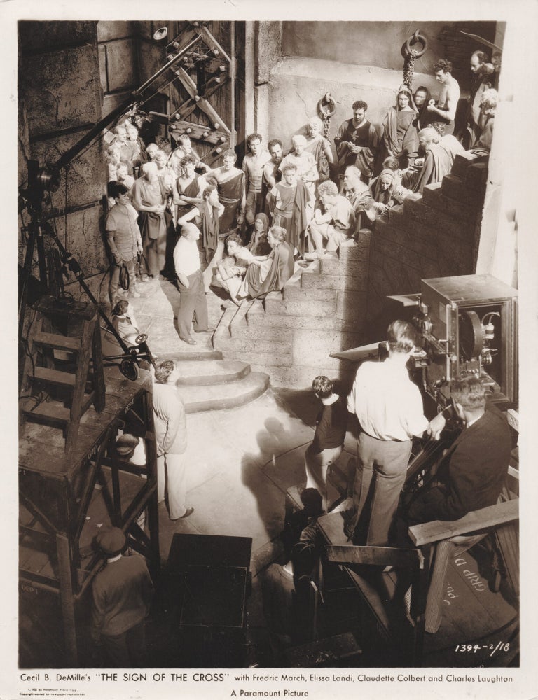 The Sign of the Cross (Original photograph taken on the set of the 1932 pre-Code film