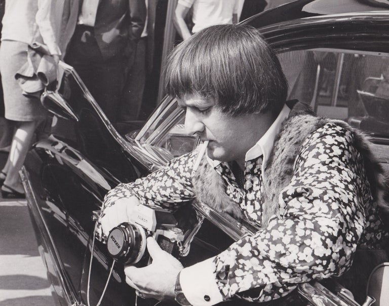 Three original press photographs of Sonny and Cher in Paris, 1967