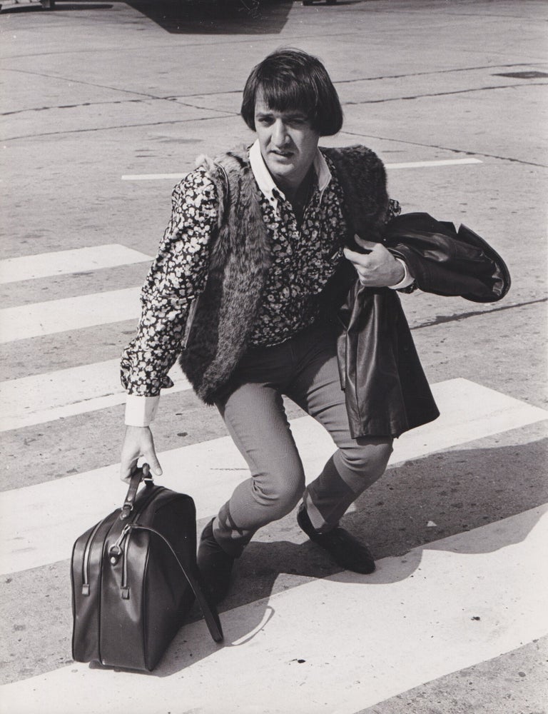 Three original press photographs of Sonny and Cher in Paris, 1967