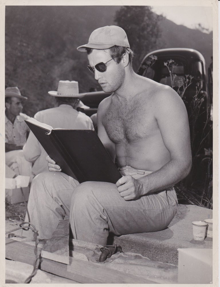 Julius Caesar (Original photograph of Marlon Brando on the set of the 1953 film